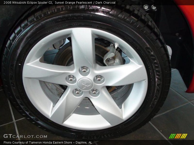 Sunset Orange Pearlescent / Dark Charcoal 2008 Mitsubishi Eclipse Spyder GS