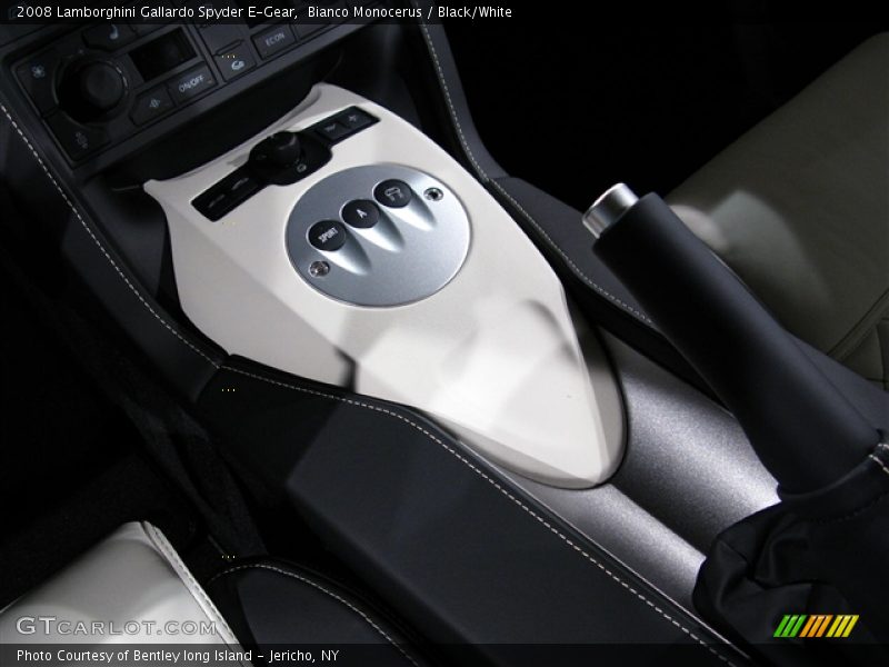 Bianco Monocerus / Black/White 2008 Lamborghini Gallardo Spyder E-Gear