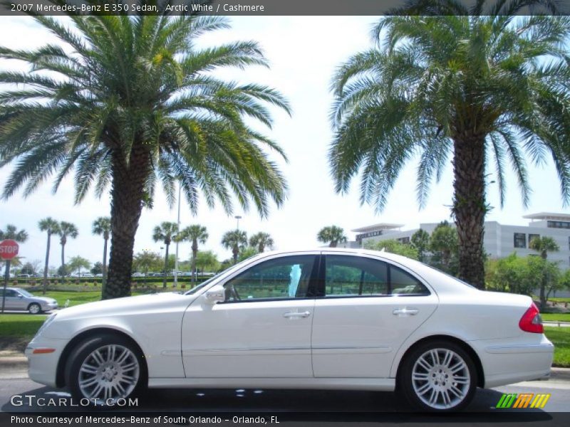 Arctic White / Cashmere 2007 Mercedes-Benz E 350 Sedan