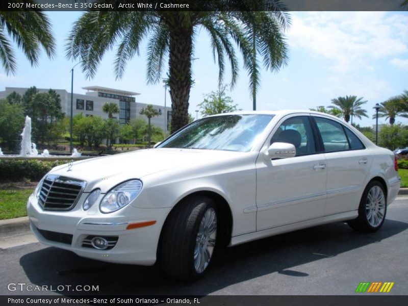 Arctic White / Cashmere 2007 Mercedes-Benz E 350 Sedan