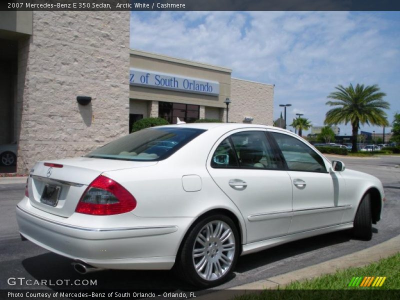 Arctic White / Cashmere 2007 Mercedes-Benz E 350 Sedan