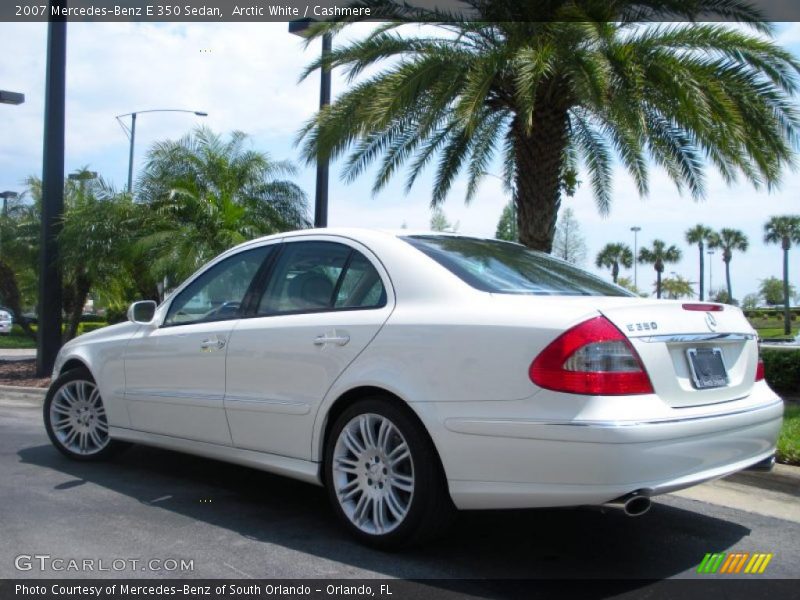 Arctic White / Cashmere 2007 Mercedes-Benz E 350 Sedan