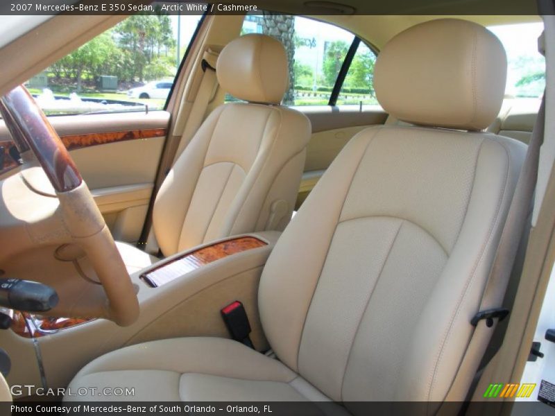 Arctic White / Cashmere 2007 Mercedes-Benz E 350 Sedan