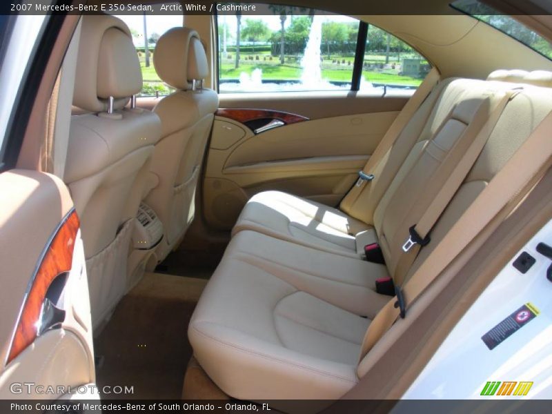 Arctic White / Cashmere 2007 Mercedes-Benz E 350 Sedan