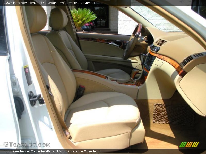 Arctic White / Cashmere 2007 Mercedes-Benz E 350 Sedan