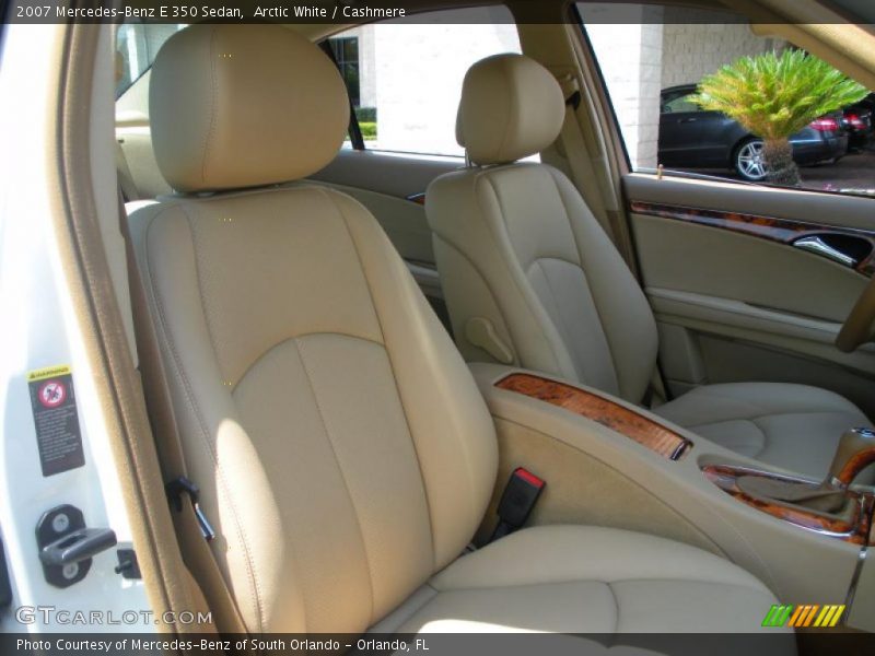 Arctic White / Cashmere 2007 Mercedes-Benz E 350 Sedan