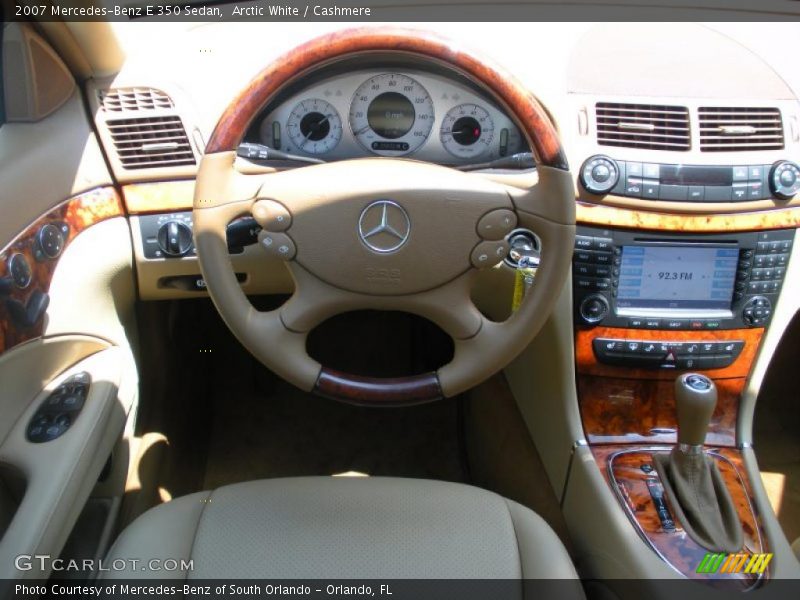 Arctic White / Cashmere 2007 Mercedes-Benz E 350 Sedan