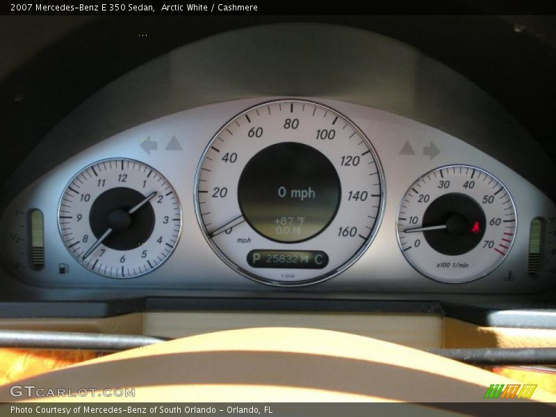 Arctic White / Cashmere 2007 Mercedes-Benz E 350 Sedan