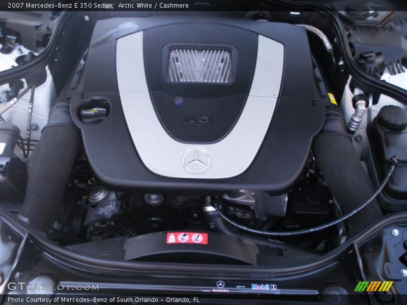 Arctic White / Cashmere 2007 Mercedes-Benz E 350 Sedan