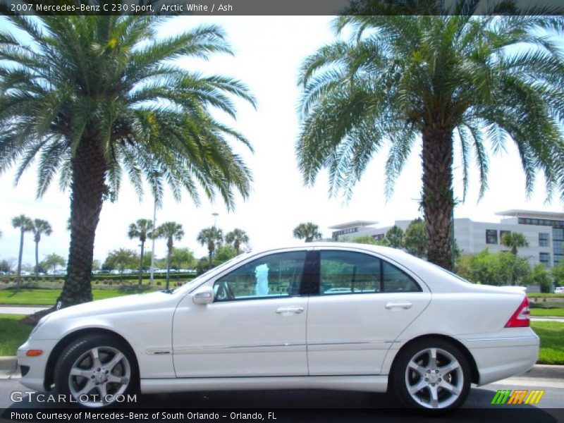 Arctic White / Ash 2007 Mercedes-Benz C 230 Sport