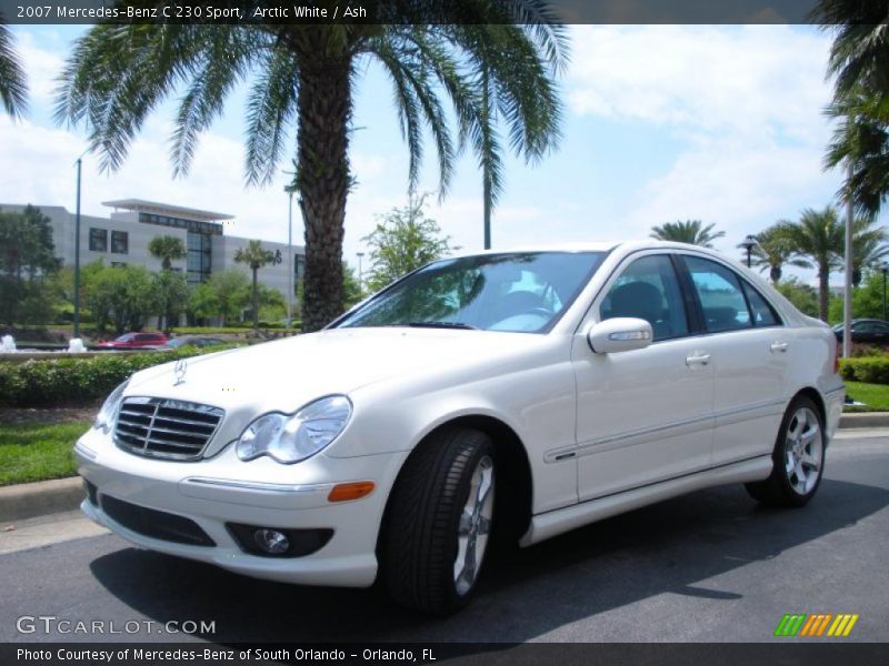 Arctic White / Ash 2007 Mercedes-Benz C 230 Sport