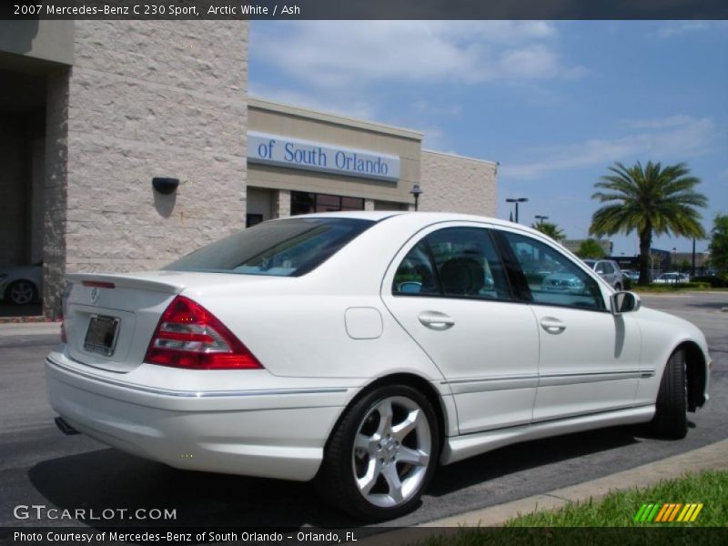 Arctic White / Ash 2007 Mercedes-Benz C 230 Sport