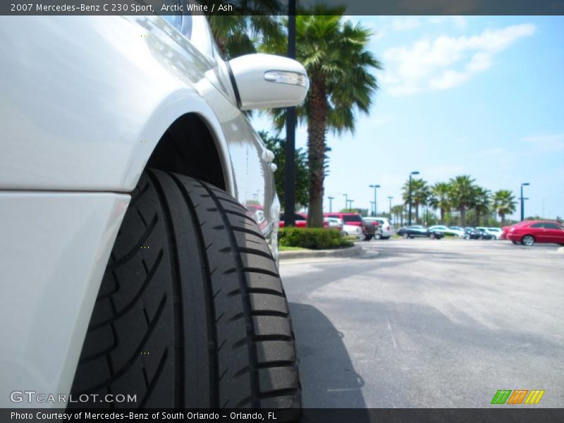 Arctic White / Ash 2007 Mercedes-Benz C 230 Sport