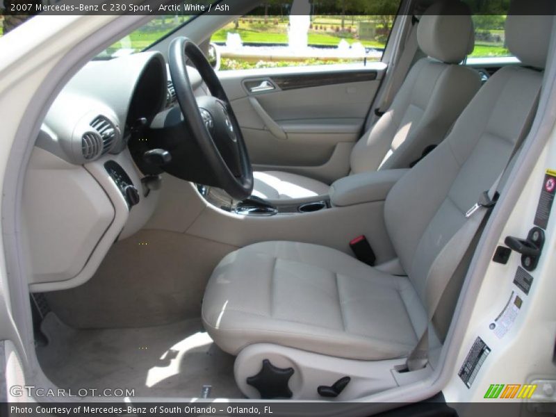 Arctic White / Ash 2007 Mercedes-Benz C 230 Sport