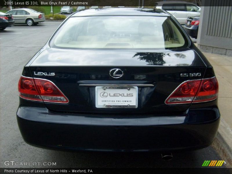 Blue Onyx Pearl / Cashmere 2005 Lexus ES 330