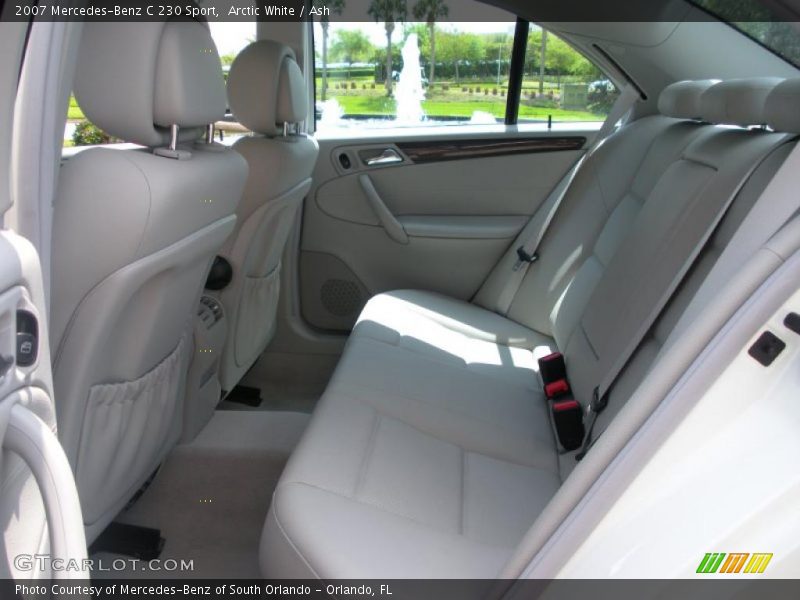 Arctic White / Ash 2007 Mercedes-Benz C 230 Sport