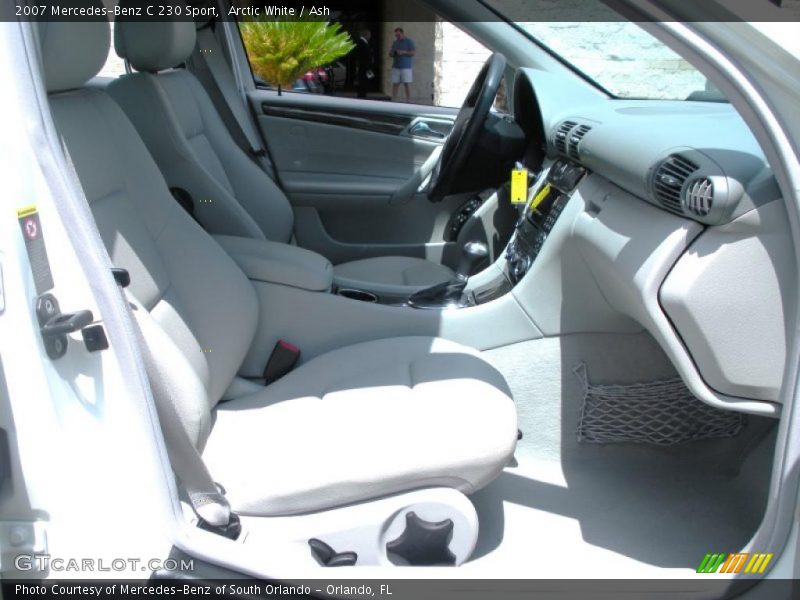 Arctic White / Ash 2007 Mercedes-Benz C 230 Sport