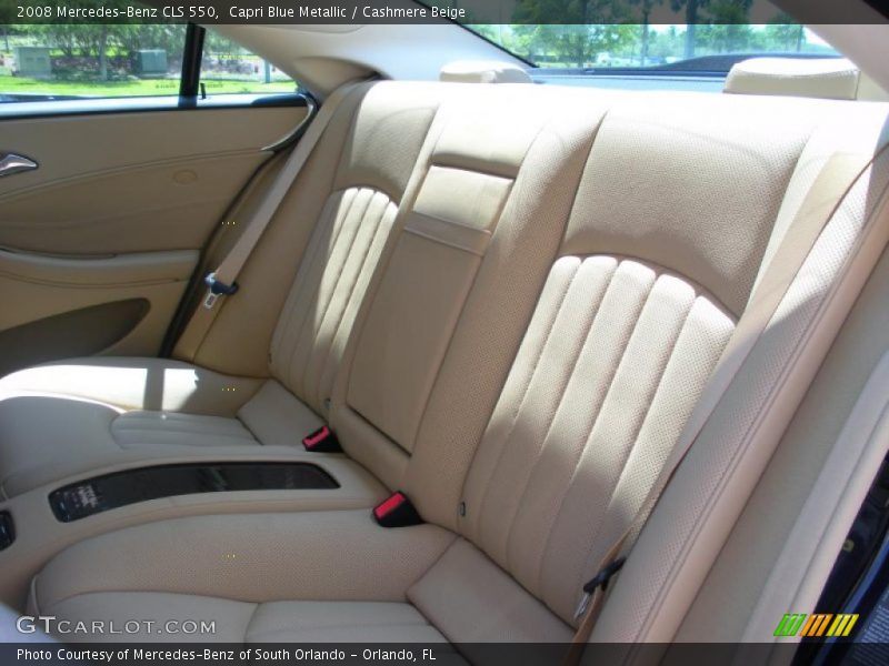 Capri Blue Metallic / Cashmere Beige 2008 Mercedes-Benz CLS 550