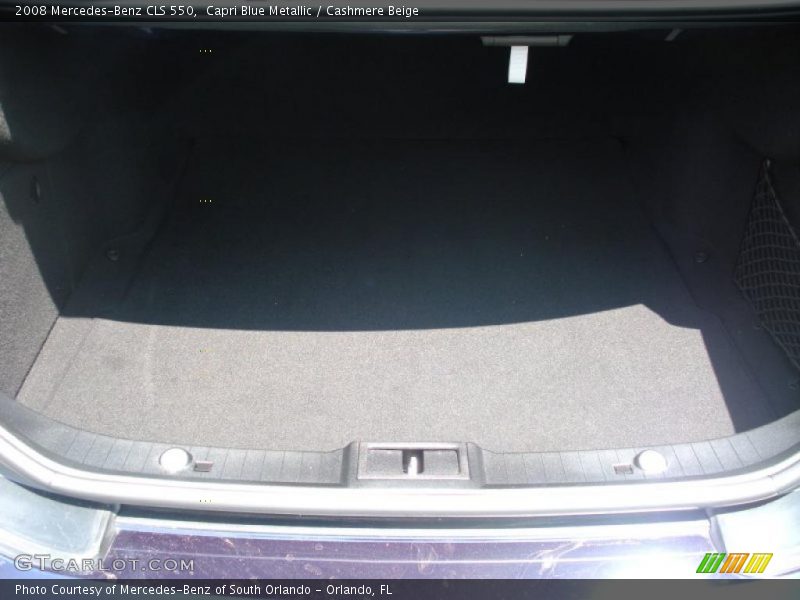 Capri Blue Metallic / Cashmere Beige 2008 Mercedes-Benz CLS 550