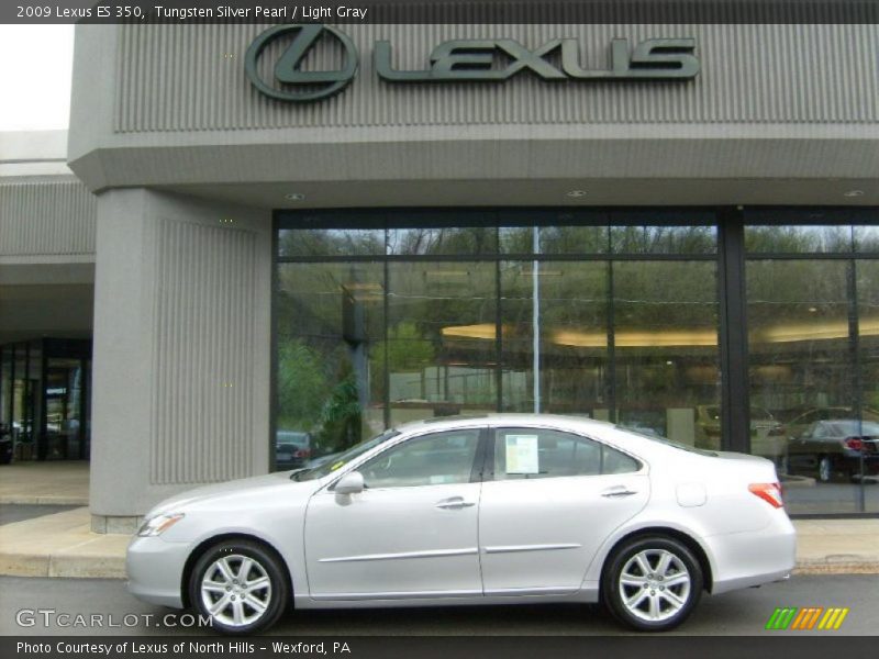 Tungsten Silver Pearl / Light Gray 2009 Lexus ES 350