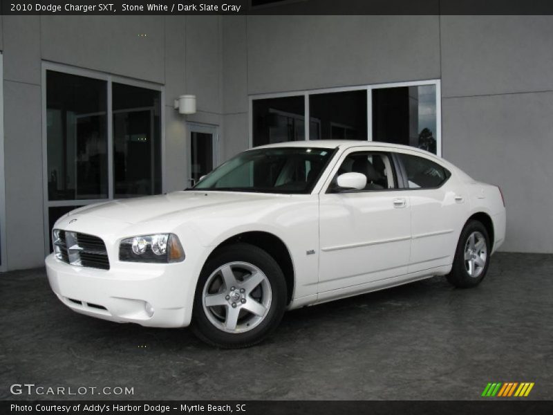 Stone White / Dark Slate Gray 2010 Dodge Charger SXT