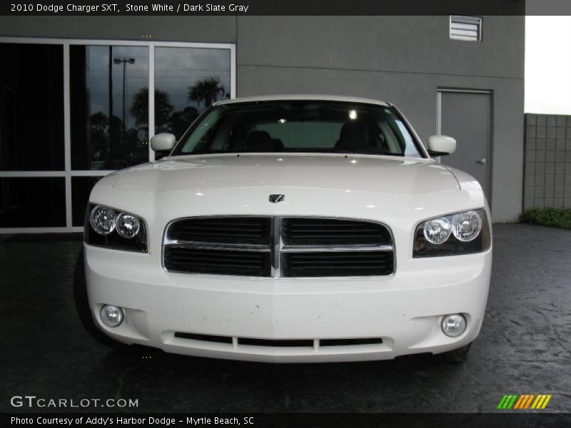 Stone White / Dark Slate Gray 2010 Dodge Charger SXT