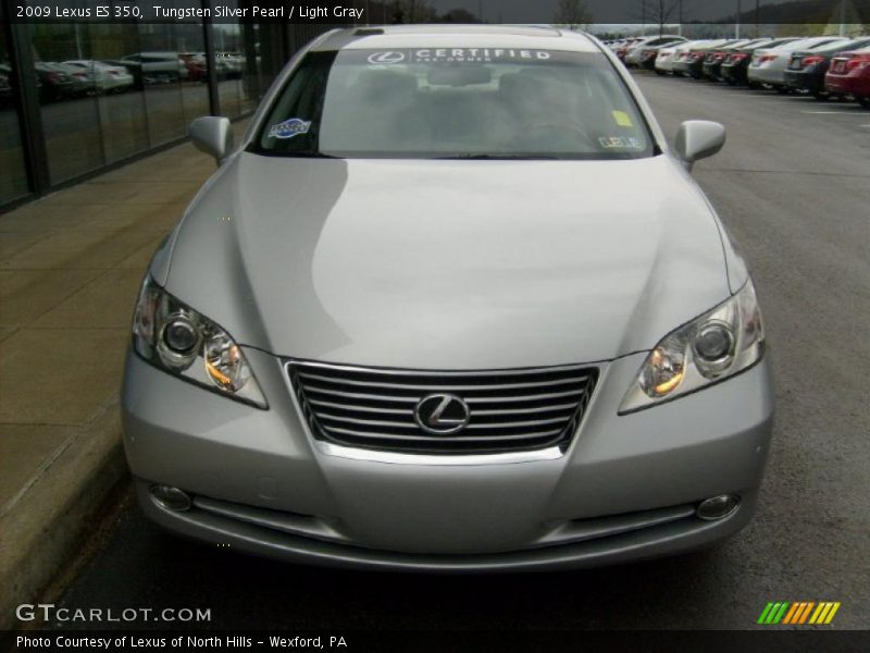 Tungsten Silver Pearl / Light Gray 2009 Lexus ES 350