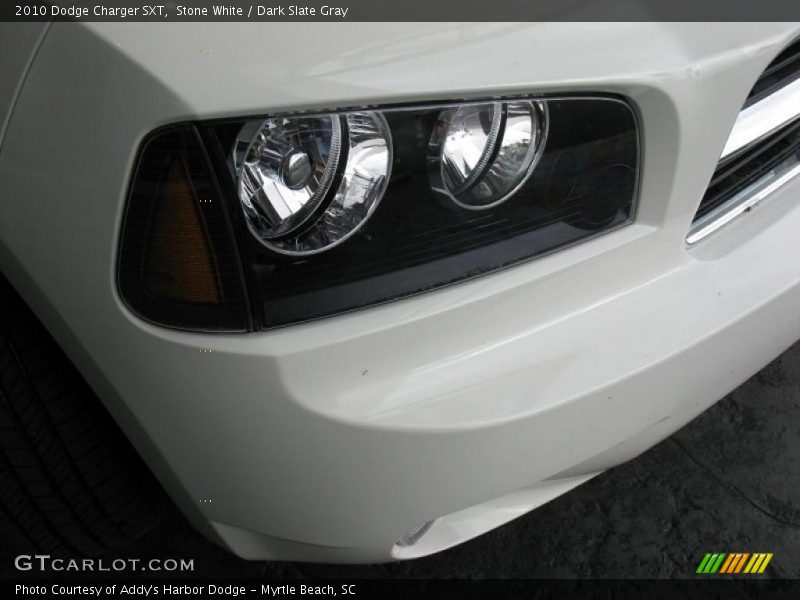 Stone White / Dark Slate Gray 2010 Dodge Charger SXT