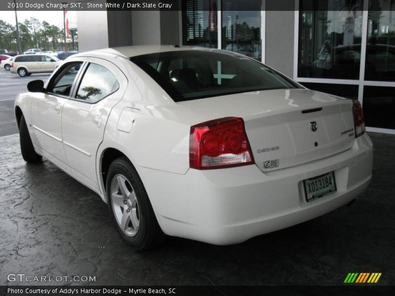 Stone White / Dark Slate Gray 2010 Dodge Charger SXT