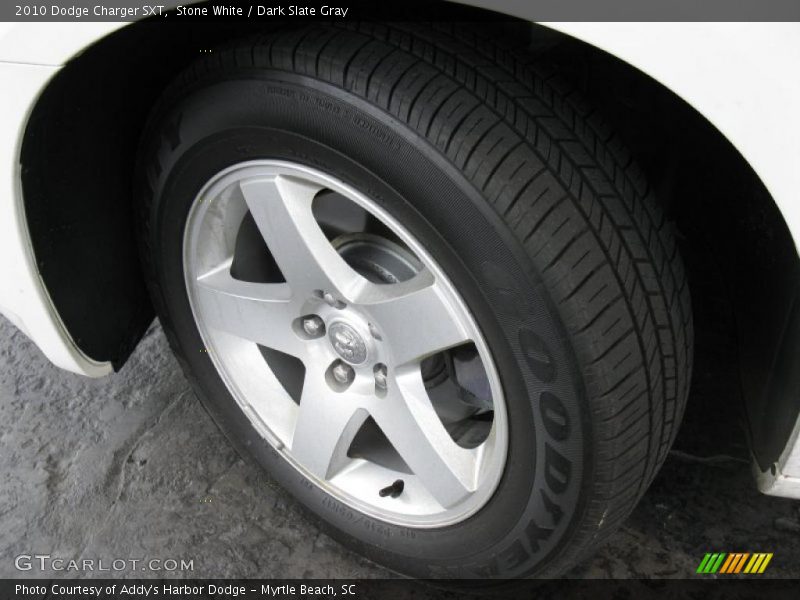 Stone White / Dark Slate Gray 2010 Dodge Charger SXT