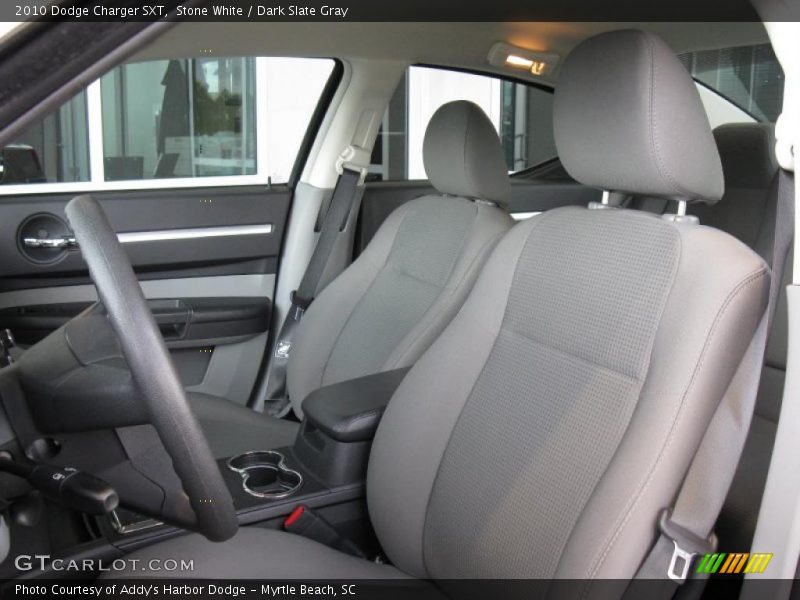 Stone White / Dark Slate Gray 2010 Dodge Charger SXT