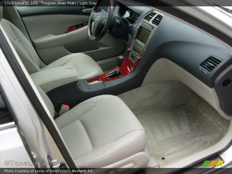 Tungsten Silver Pearl / Light Gray 2009 Lexus ES 350