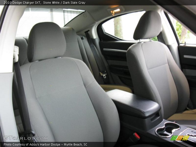 Stone White / Dark Slate Gray 2010 Dodge Charger SXT