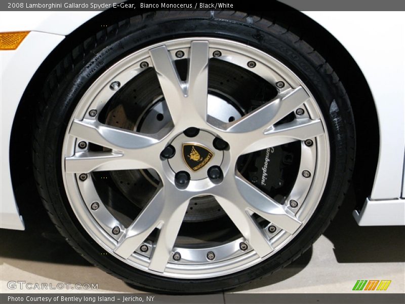 Bianco Monocerus / Black/White 2008 Lamborghini Gallardo Spyder E-Gear