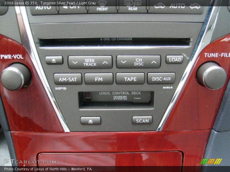 Tungsten Silver Pearl / Light Gray 2009 Lexus ES 350