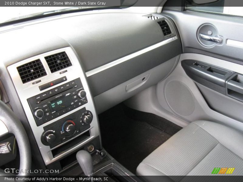 Stone White / Dark Slate Gray 2010 Dodge Charger SXT