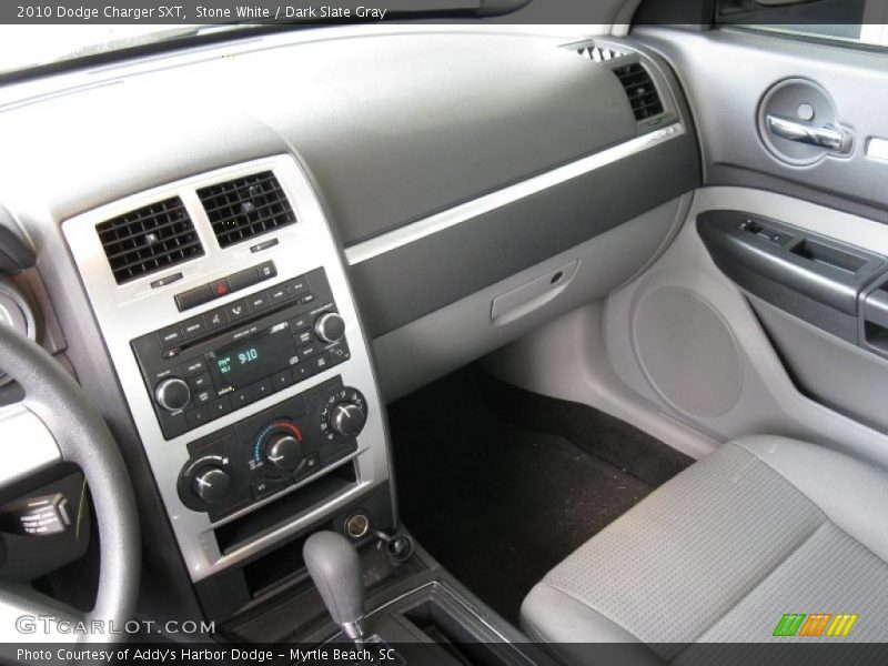 Stone White / Dark Slate Gray 2010 Dodge Charger SXT