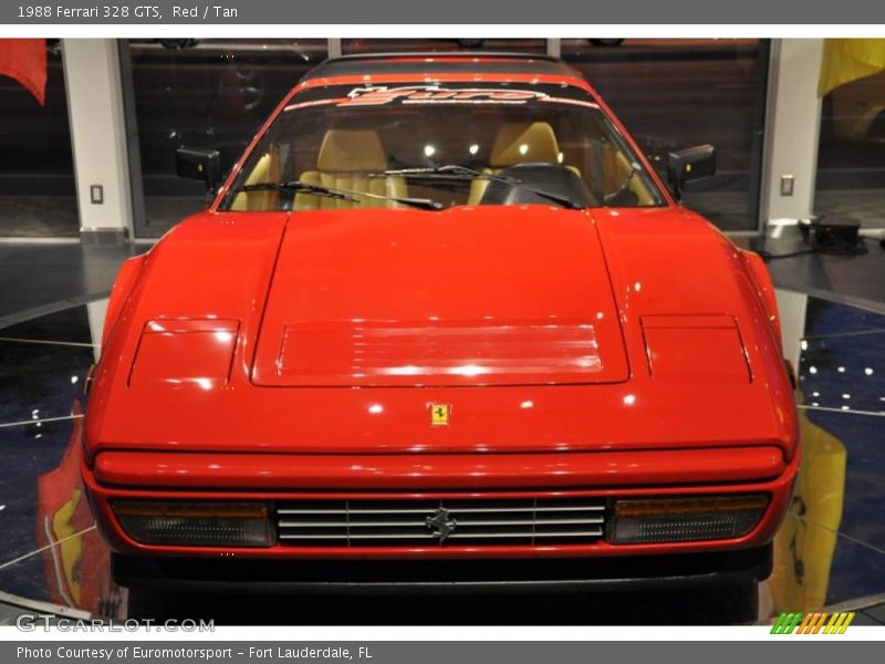 Red / Tan 1988 Ferrari 328 GTS