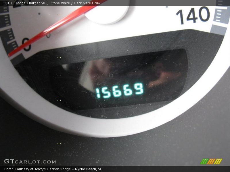 Stone White / Dark Slate Gray 2010 Dodge Charger SXT
