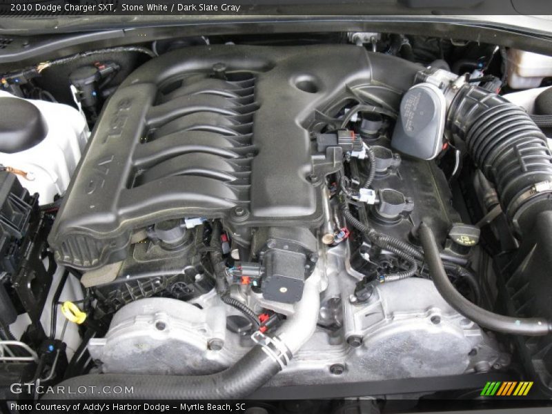 Stone White / Dark Slate Gray 2010 Dodge Charger SXT
