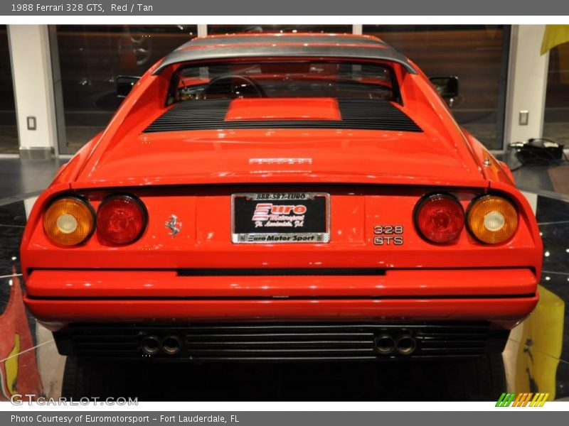 Red / Tan 1988 Ferrari 328 GTS