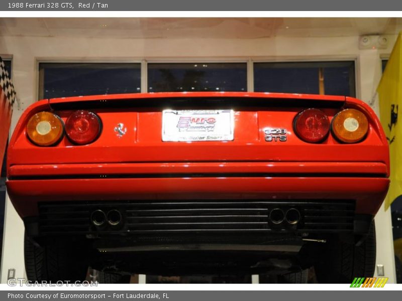 Red / Tan 1988 Ferrari 328 GTS