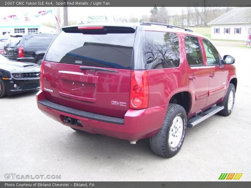 Sport Red Metallic / Light Tan 2007 GMC Yukon SLE 4x4