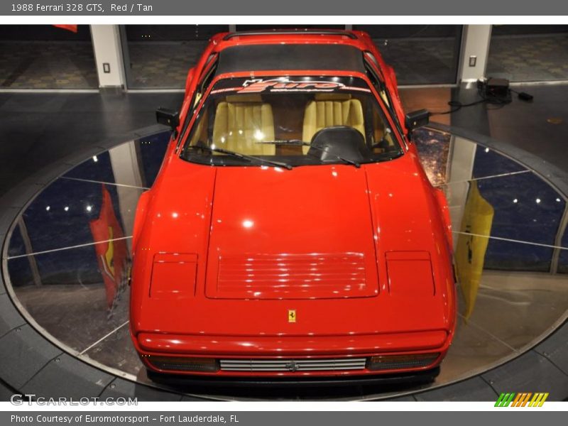 Red / Tan 1988 Ferrari 328 GTS