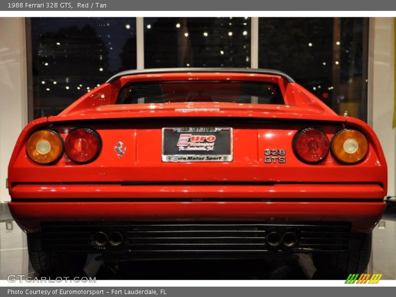 Red / Tan 1988 Ferrari 328 GTS