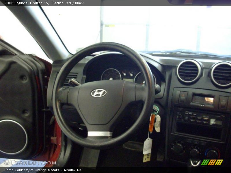 Electric Red / Black 2006 Hyundai Tiburon GS