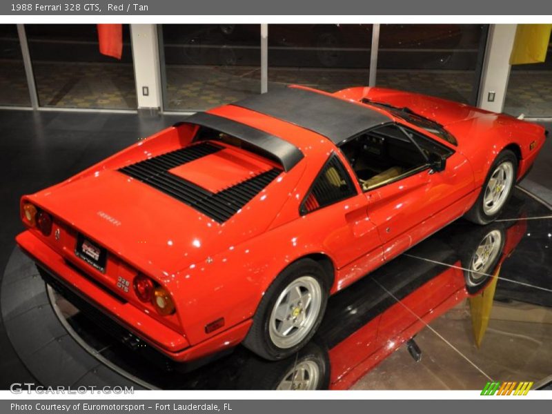 Red / Tan 1988 Ferrari 328 GTS