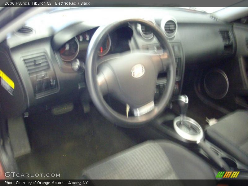 Electric Red / Black 2006 Hyundai Tiburon GS