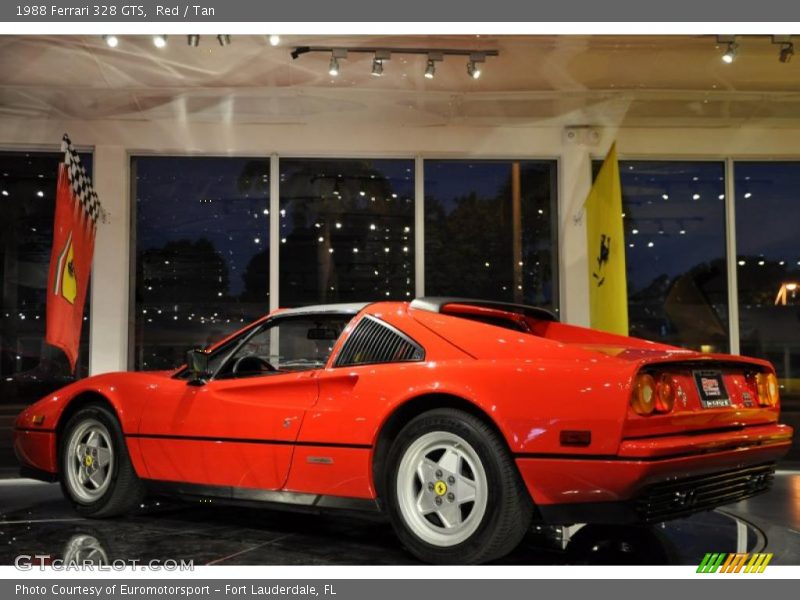 Red / Tan 1988 Ferrari 328 GTS