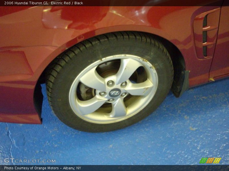 Electric Red / Black 2006 Hyundai Tiburon GS